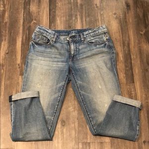 Loft boyfriend crop jean